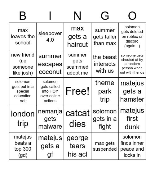 cds 2026 bingo Card