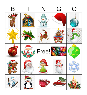 Christmas Bingo Card