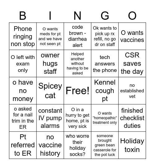 Christmas Bingo Card