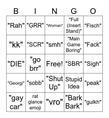 PESOS BINGO Card