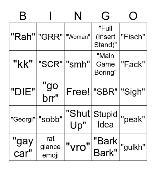 PESOS BINGO Card