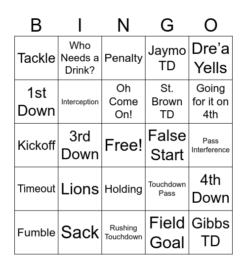 Gunmak Christmas Bingo Card