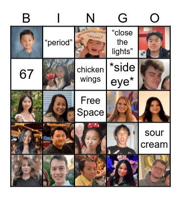 Christmas Bingo Card
