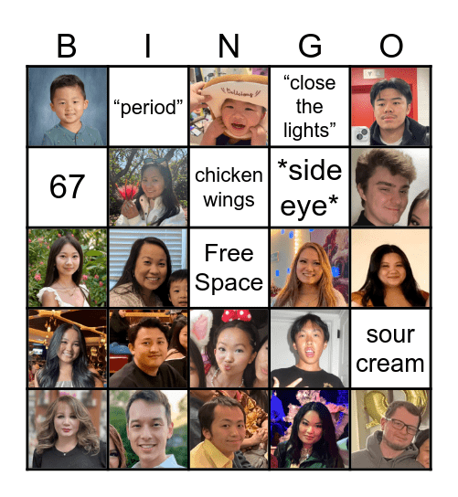Christmas Bingo Card