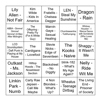 LAST BINGO OF THE YEAR (Round 1) Bingo Card