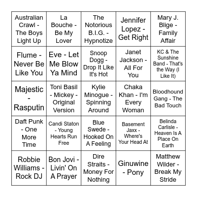 LAST BINGO OF THE YEAR (Round 2) Bingo Card