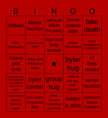 ST Vol.2/Final Bingo Card