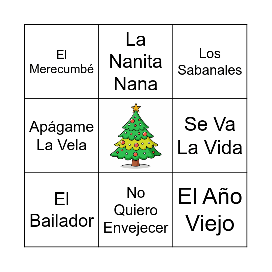 FELIZ NAVIDAD!! Bingo Card