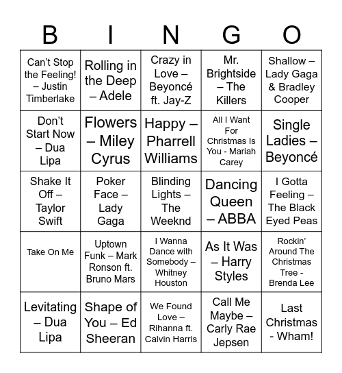 QUADCODE 2025 Bingo Card