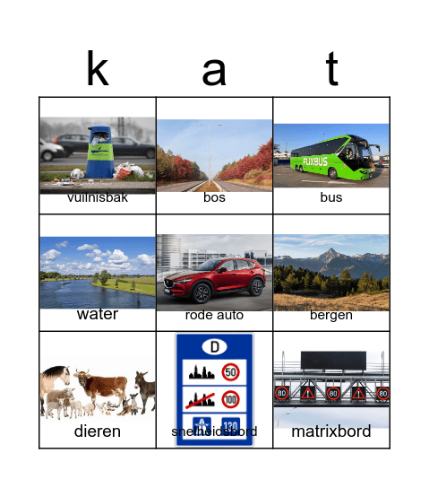 Duitsland Bingo Card