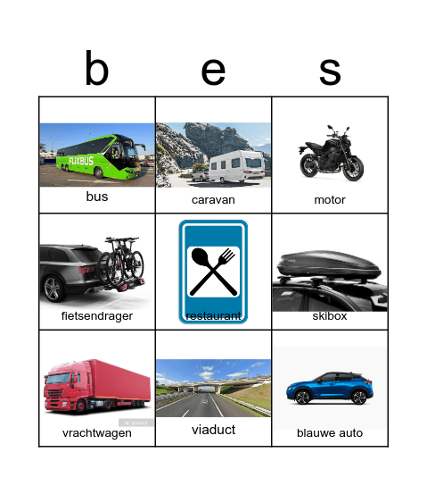 Algemeen Bingo Card