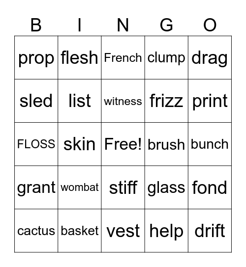 10:30 Bingo Card