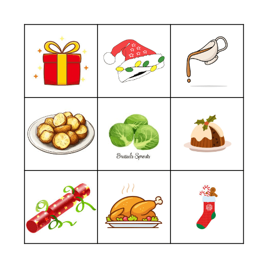 Christmas Bingo Card