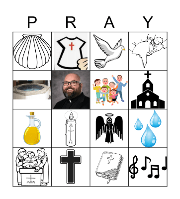 Baptism Bingo Card