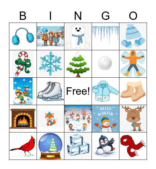BINGO: El Invierno Bingo Card