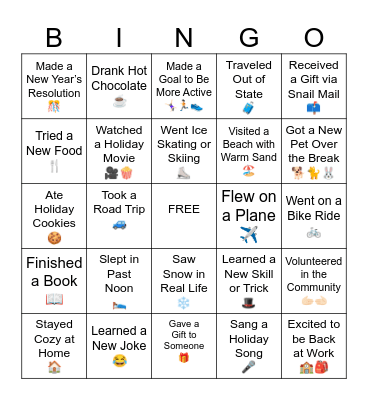 Find Someone Who... Bingo Card