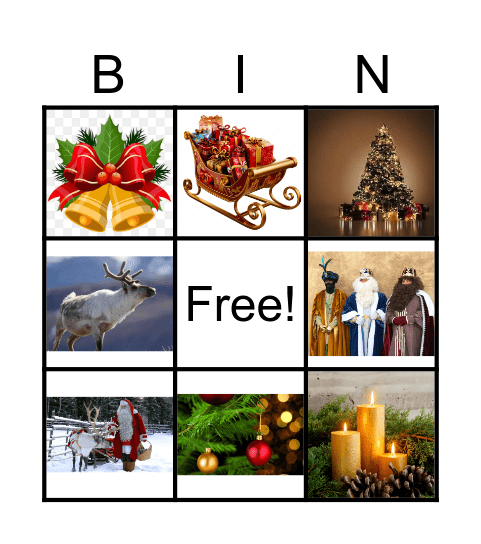BINGO DE NADAL Bingo Card