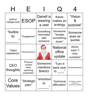 2025 HEI Q4 Bingo Card
