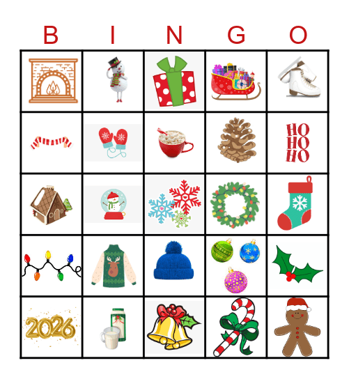 EE Winter Gathering Bingo Card