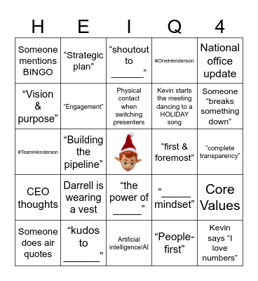 2025 HEI Q4 Bingo Card