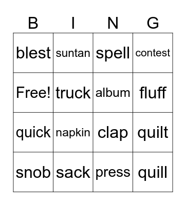 Holiday Bingo! Bingo Card