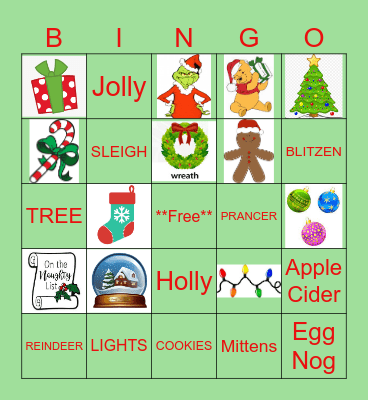 🎄 Christmas Bingo 🎄 Bingo Card