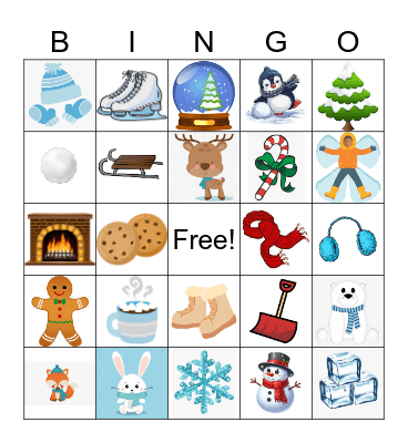 Winter Bingo Card