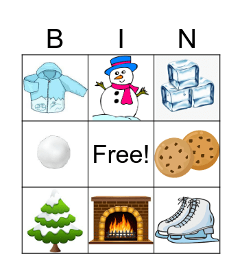 Winter Bingo Card