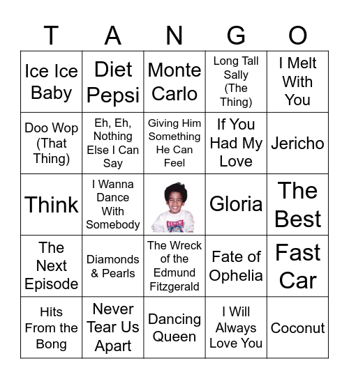Ben's Birthday Bingo 2025 G2 Bingo Card