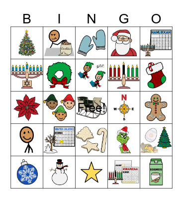 Holiday Bingo Card
