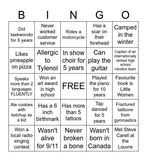 Goodbye Early 20s! Bingo Card