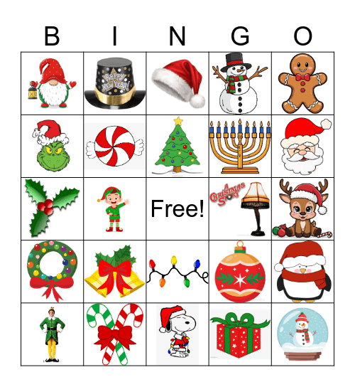 Holiday Staff Bingo! Bingo Card