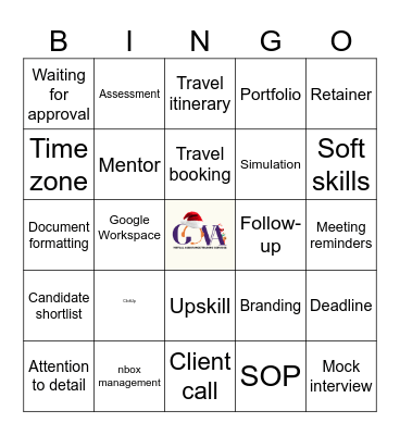 GOVA BINGO Card