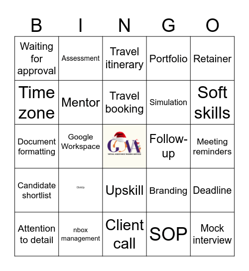 GOVA BINGO Card