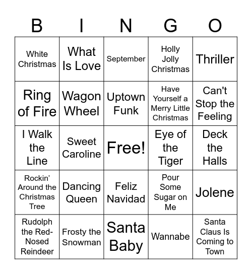 Accounting Holiday Bingo Game Bingo Card