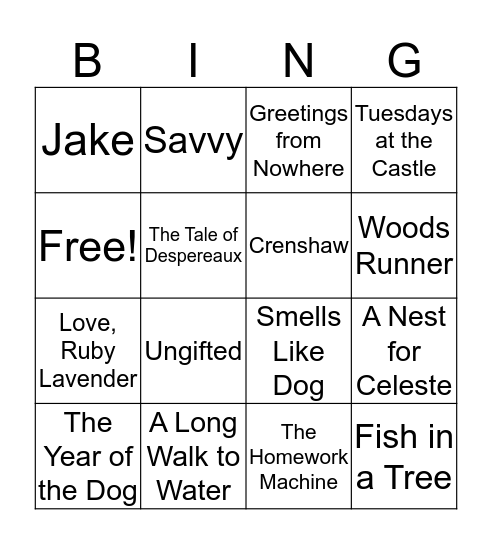 BOB BINGO--12-15-2016 Bingo Card