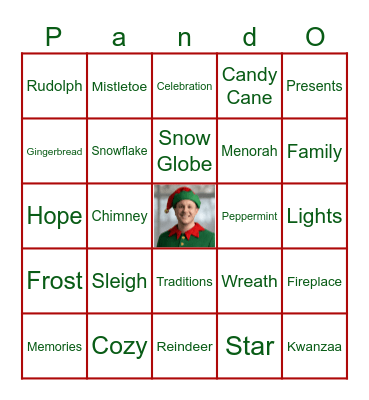 P&O Bingo Card