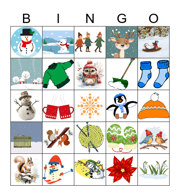 Winter Bingo Card