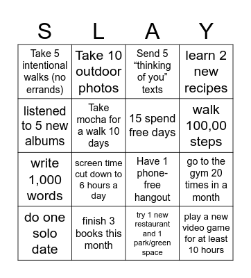 2026 New Year! Bingo Card