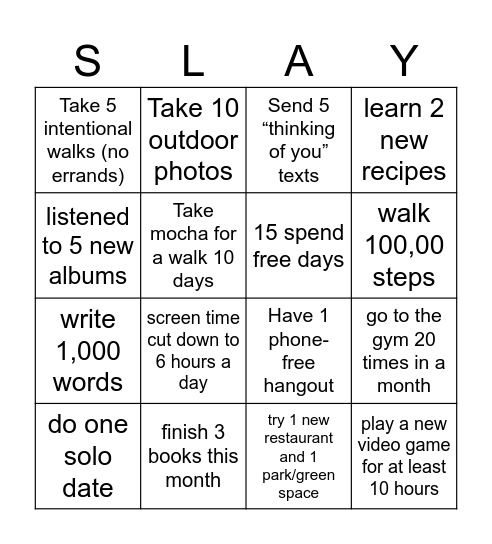 2026 New Year! Bingo Card