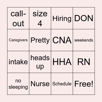 Privatus X-mas Bingo Card