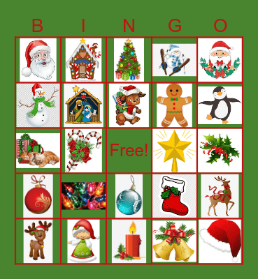 CSO FA Christmas Bingo Card