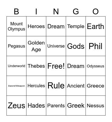 Winter Break Bingo! Bingo Card