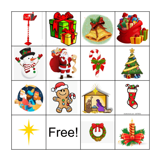 BINGO NAVIDEÑO AVISOR Bingo Card