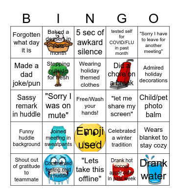 Winter Bingo 2025! Bingo Card