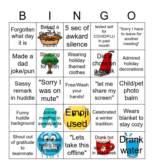 Winter Bingo 2025! Bingo Card