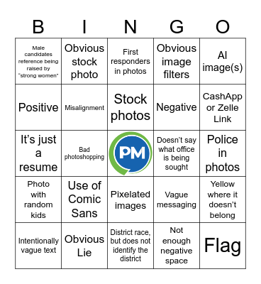 Progressive Mass Festivus: It's Lit! BINGO Card