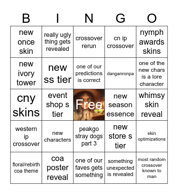 xmas reveal show Bingo Card
