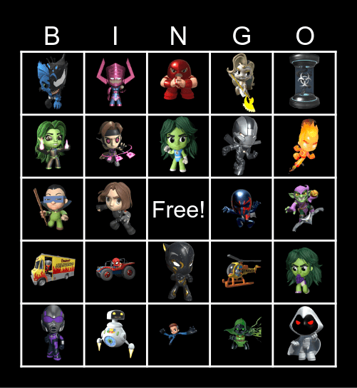 Veve Discord Bingo Card