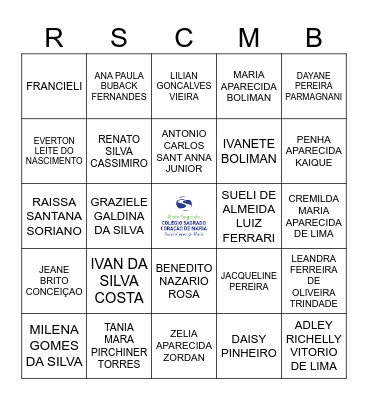 BINGO SAGRADO Bingo Card